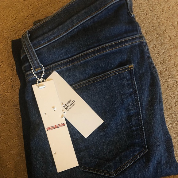 Hudson Midrise Natalie Super Skinny Crop Jeans 26 - Picture 4 of 6
